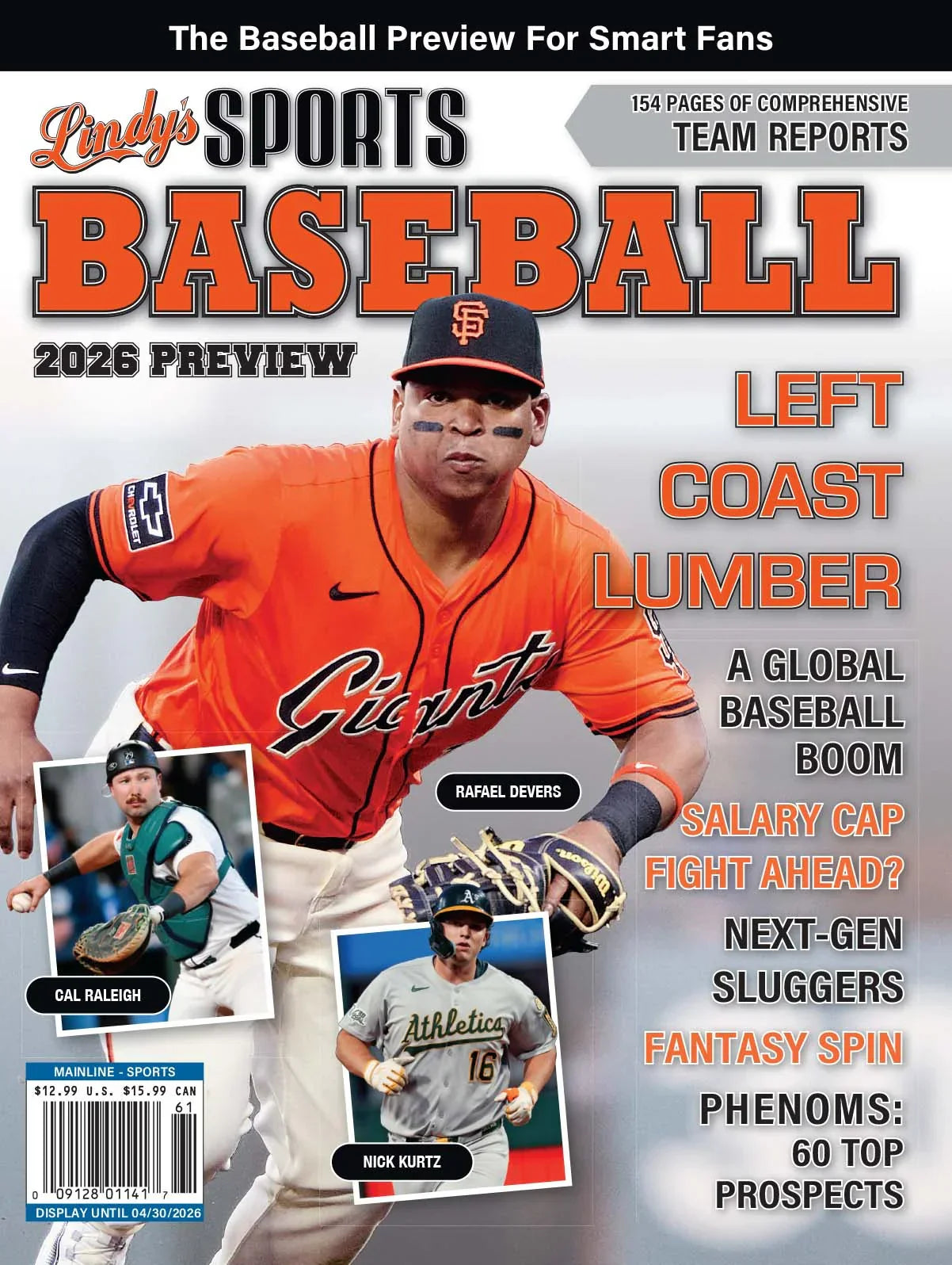 2026 Lindy's Baseball Preview Magazine / Covers Vary - Corrections Bookstore