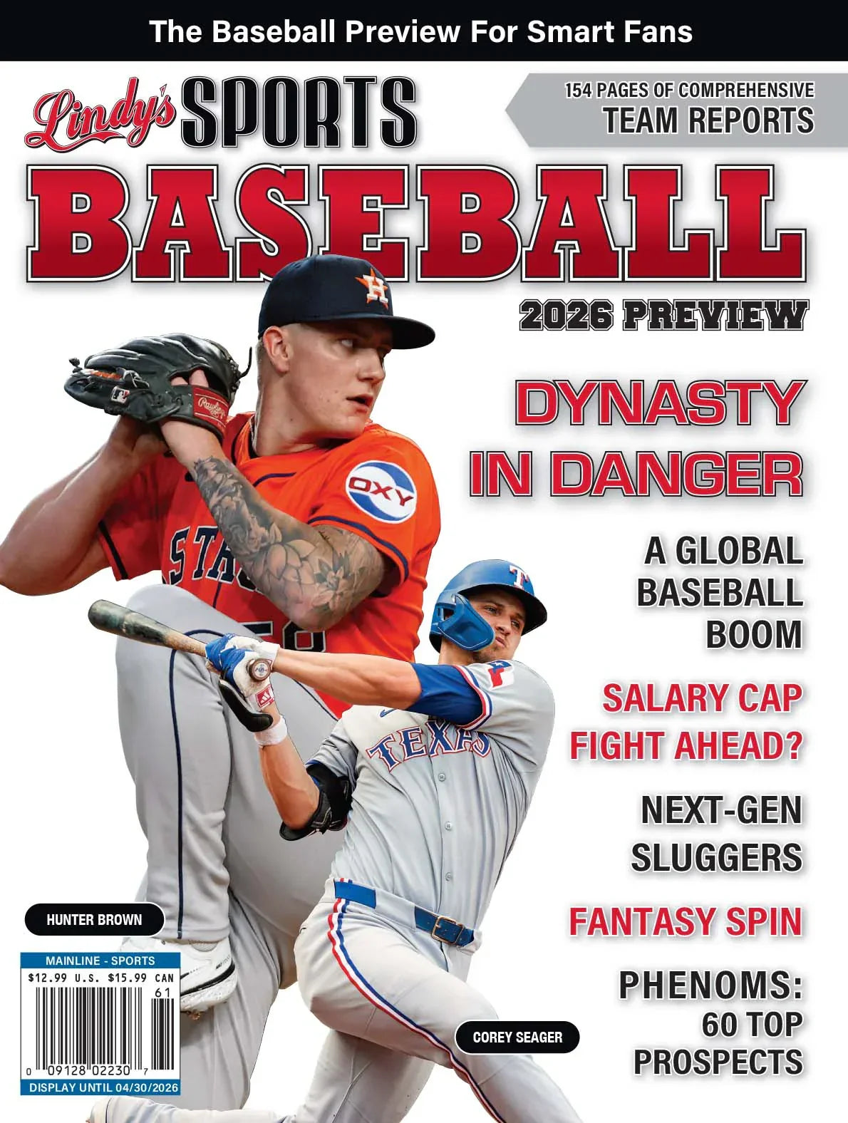 2026 Lindy's Baseball Preview Magazine / Covers Vary - Corrections Bookstore