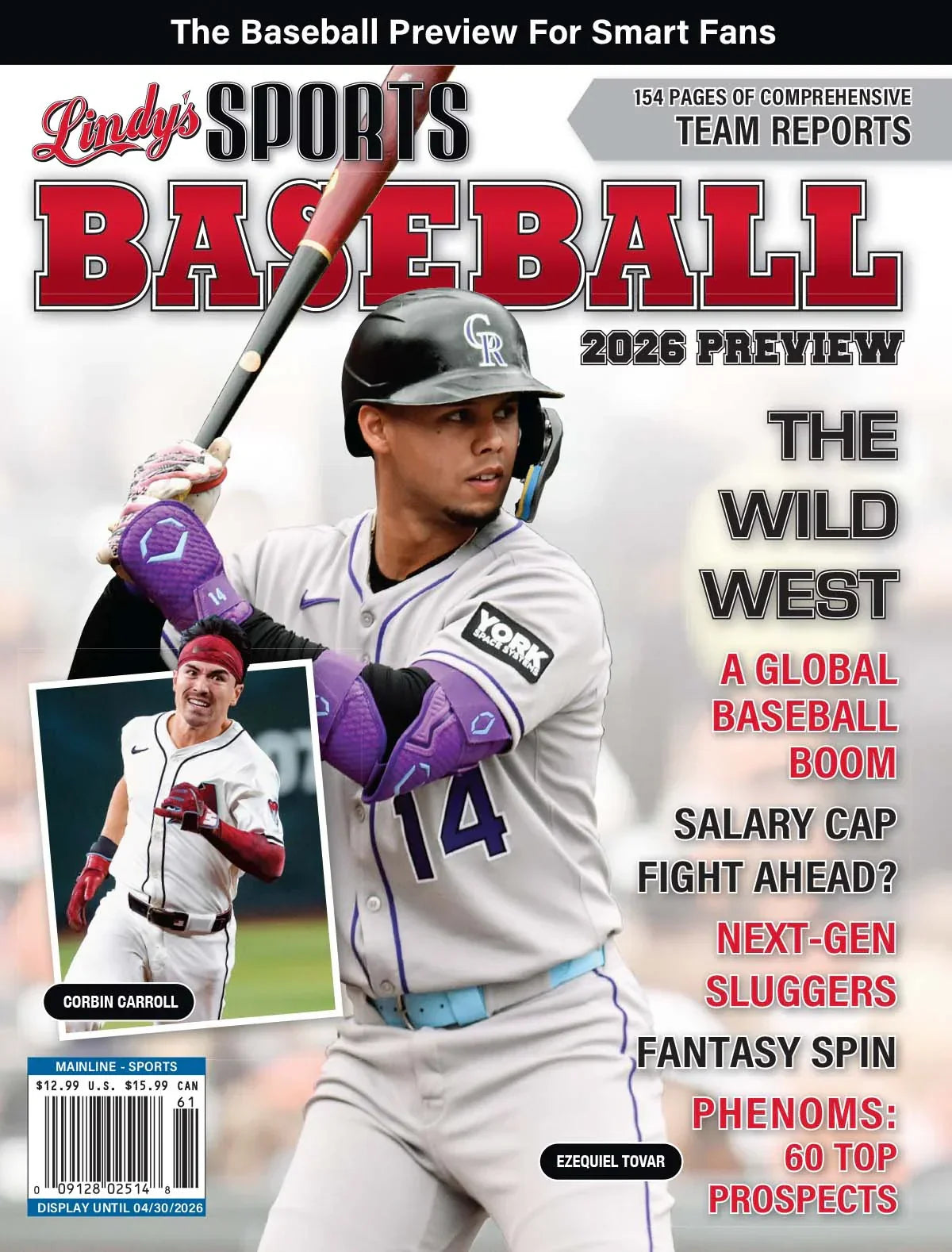 2026 Lindy's Baseball Preview Magazine / Covers Vary - Corrections Bookstore