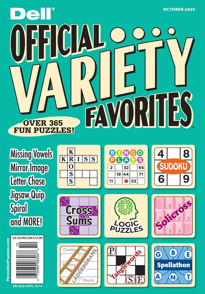 DELL OFFICIAL VARIETY FAVORITES - Corrections Bookstore