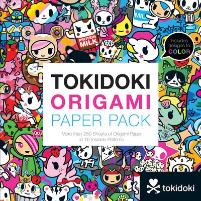 Tokidoki Origami Paper Pack: More Than 250 Sheets of Origami Paper in 16 Tokidoki Patterns Paperback Union Square & Co.