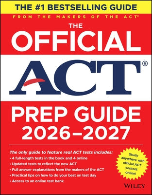The Official ACT Prep Guide 2026-2027: Book + Online by ACT