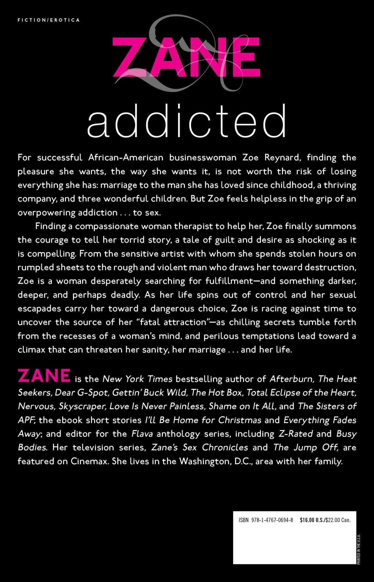 Addicted Fiction | Romance | African American & Black Zane