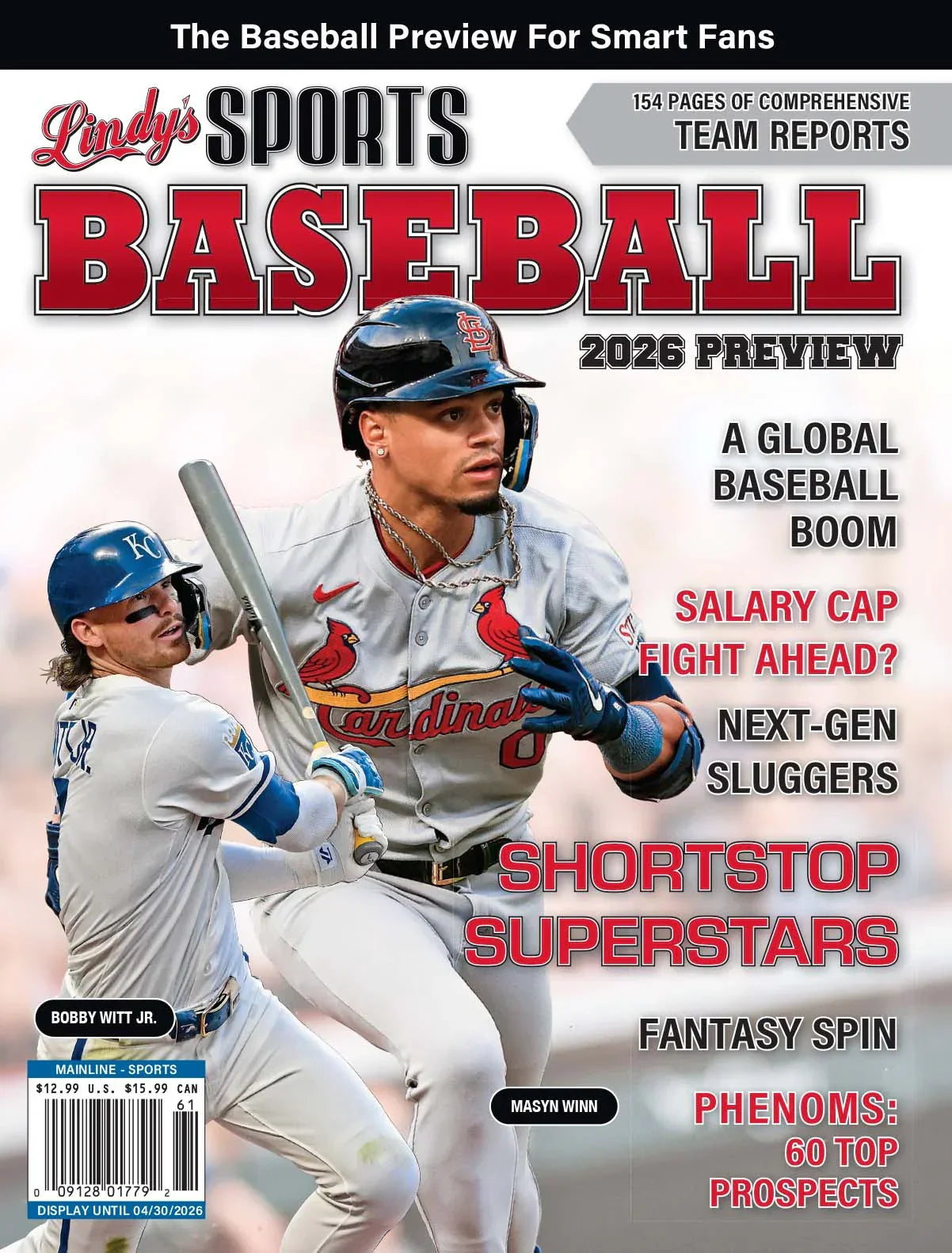 2026 Lindy's Baseball Preview Magazine / Covers Vary - Corrections Bookstore 
