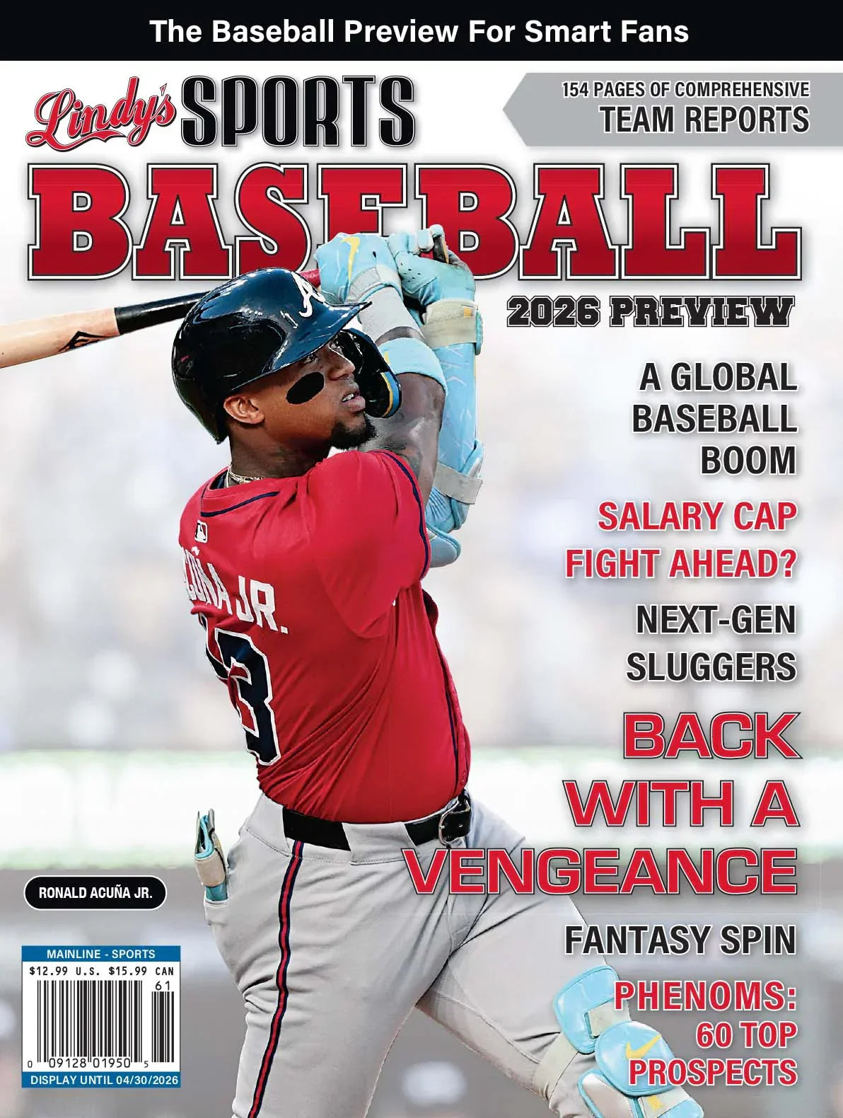 2026 Lindy's Baseball Preview Magazine / Covers Vary - Corrections Bookstore 