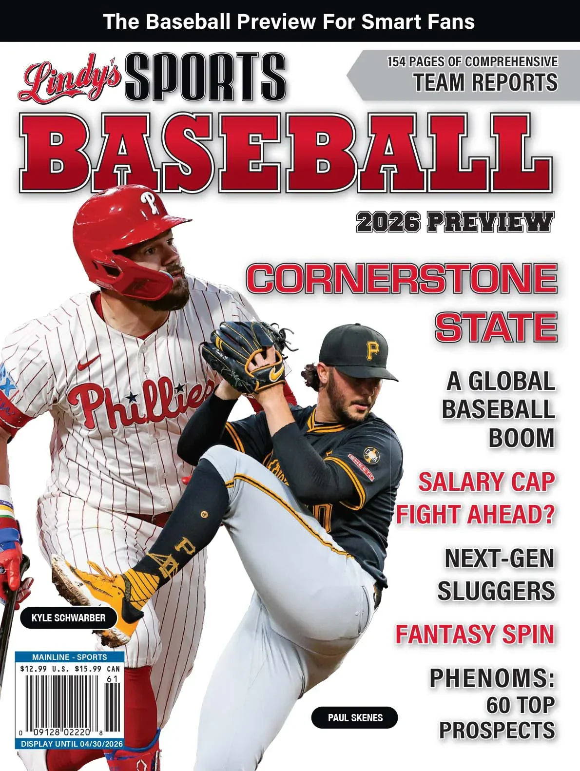 2026 Lindy's Baseball Preview Magazine / Covers Vary - Corrections Bookstore 