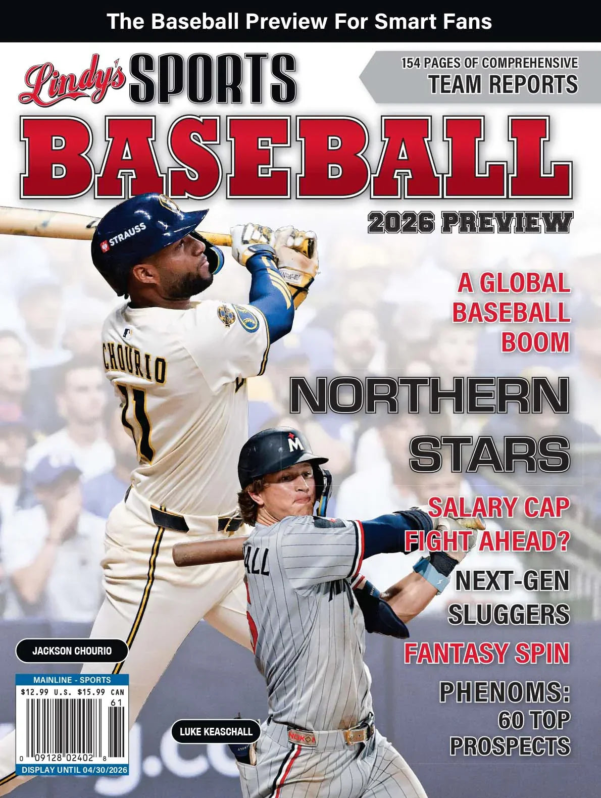 2026 Lindy's Baseball Preview Magazine / Covers Vary - Corrections Bookstore 
