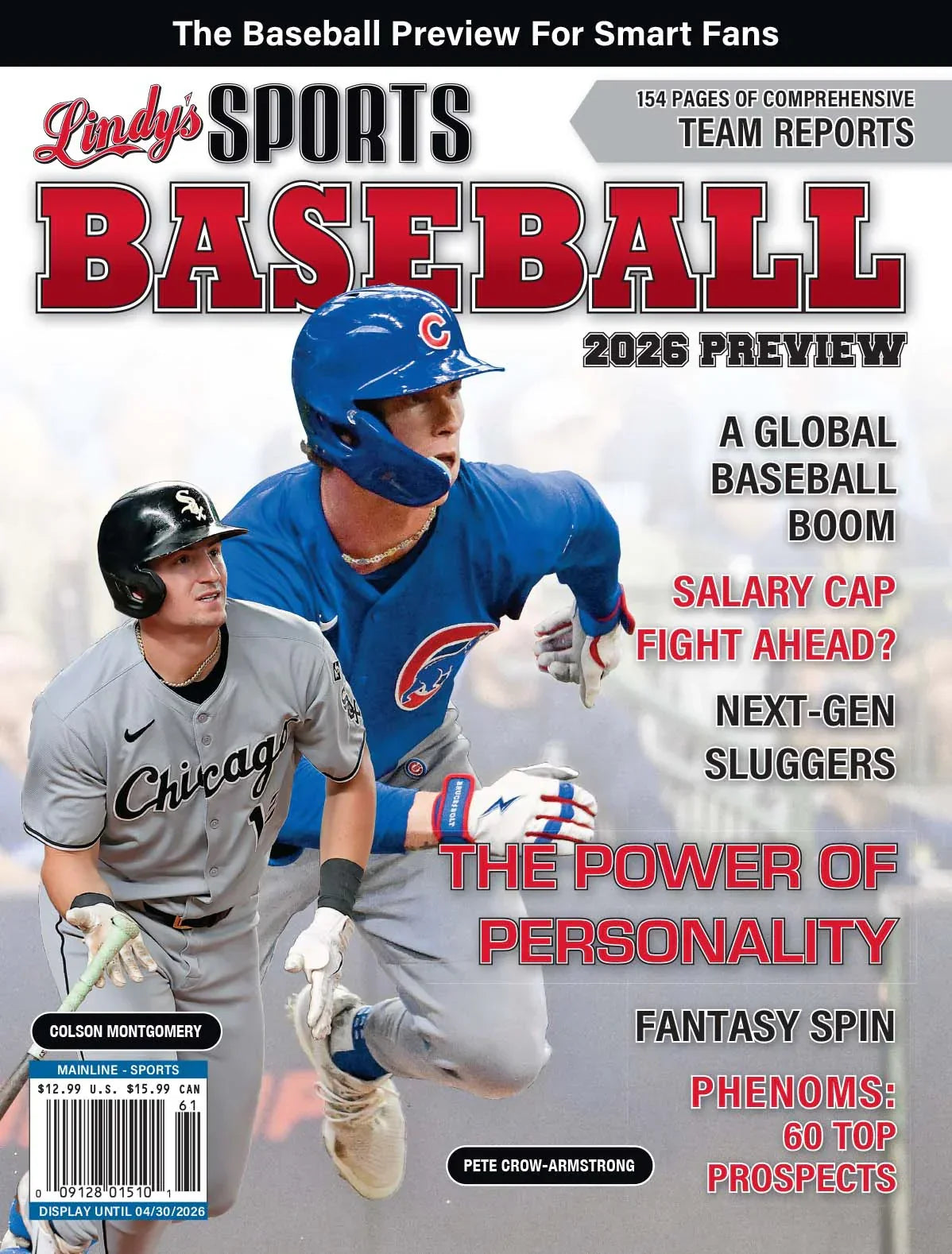 2026 Lindy's Baseball Preview Magazine / Covers Vary - Corrections Bookstore 