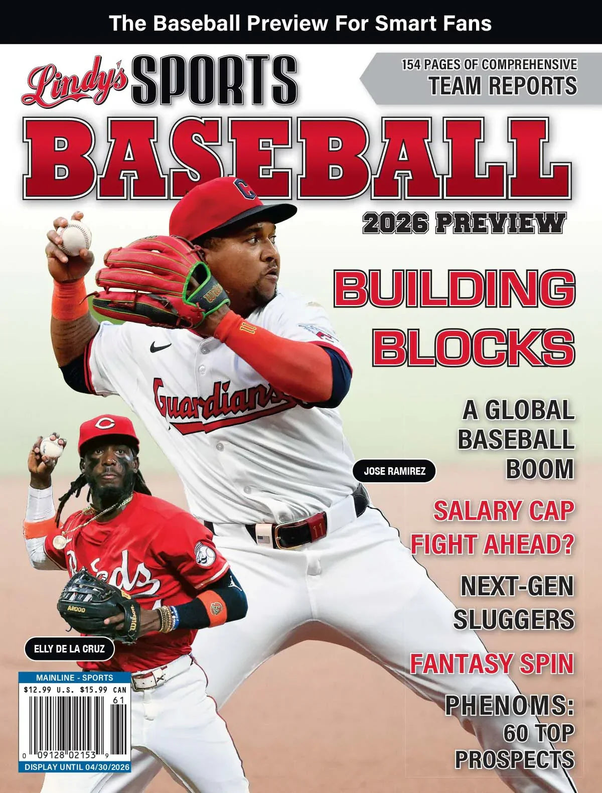 2026 Lindy's Baseball Preview Magazine / Covers Vary - Corrections Bookstore 