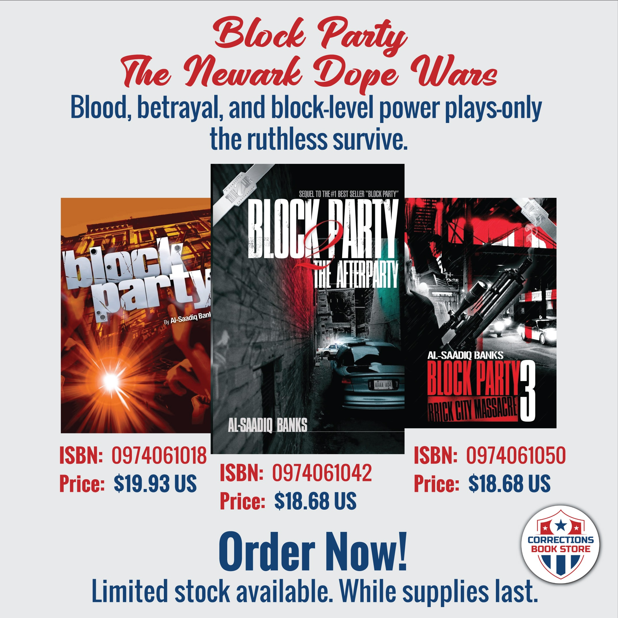 Block Party: The Newark Dope Wars - Corrections Bookstore 