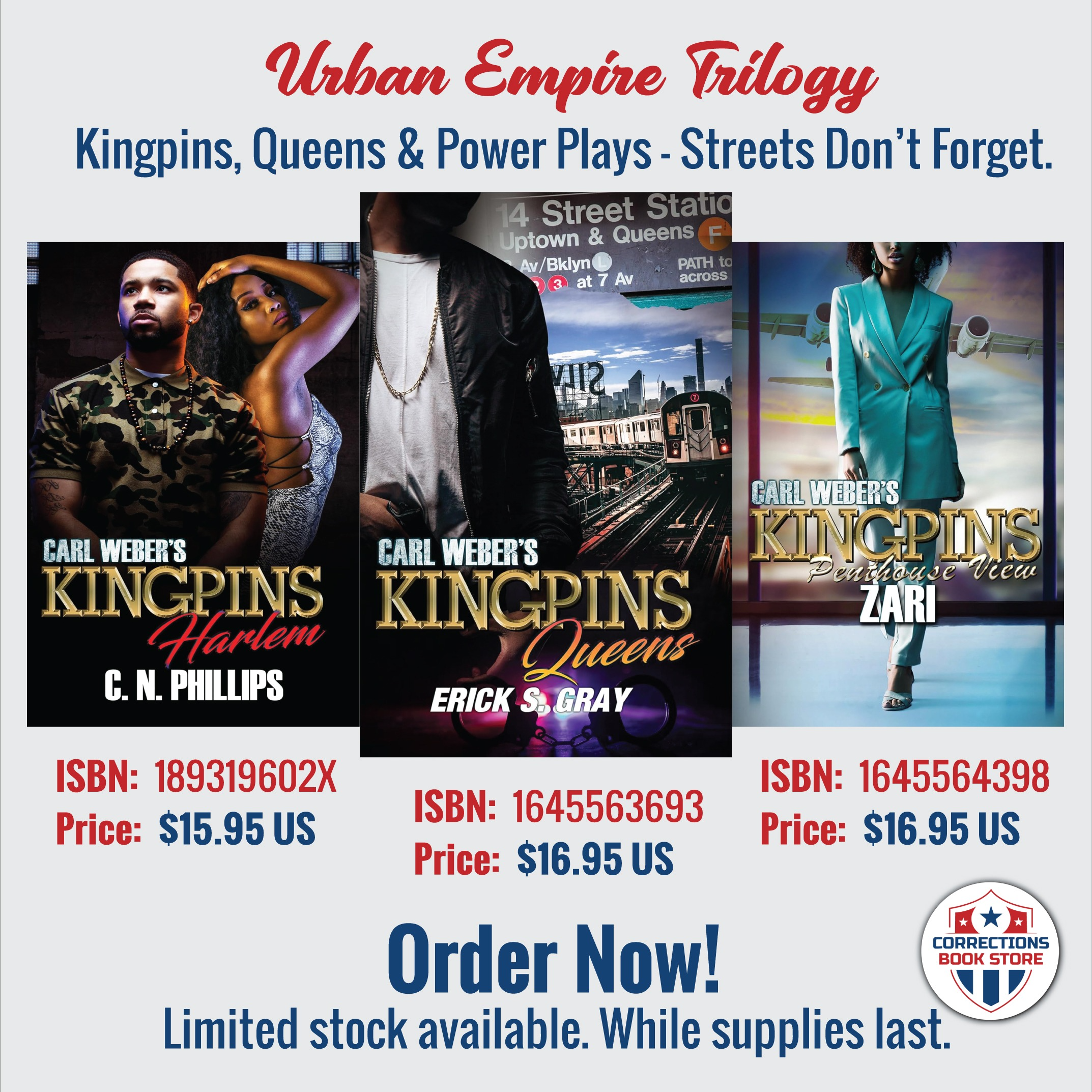 Urban Empire Trilogy - Corrections Bookstore 