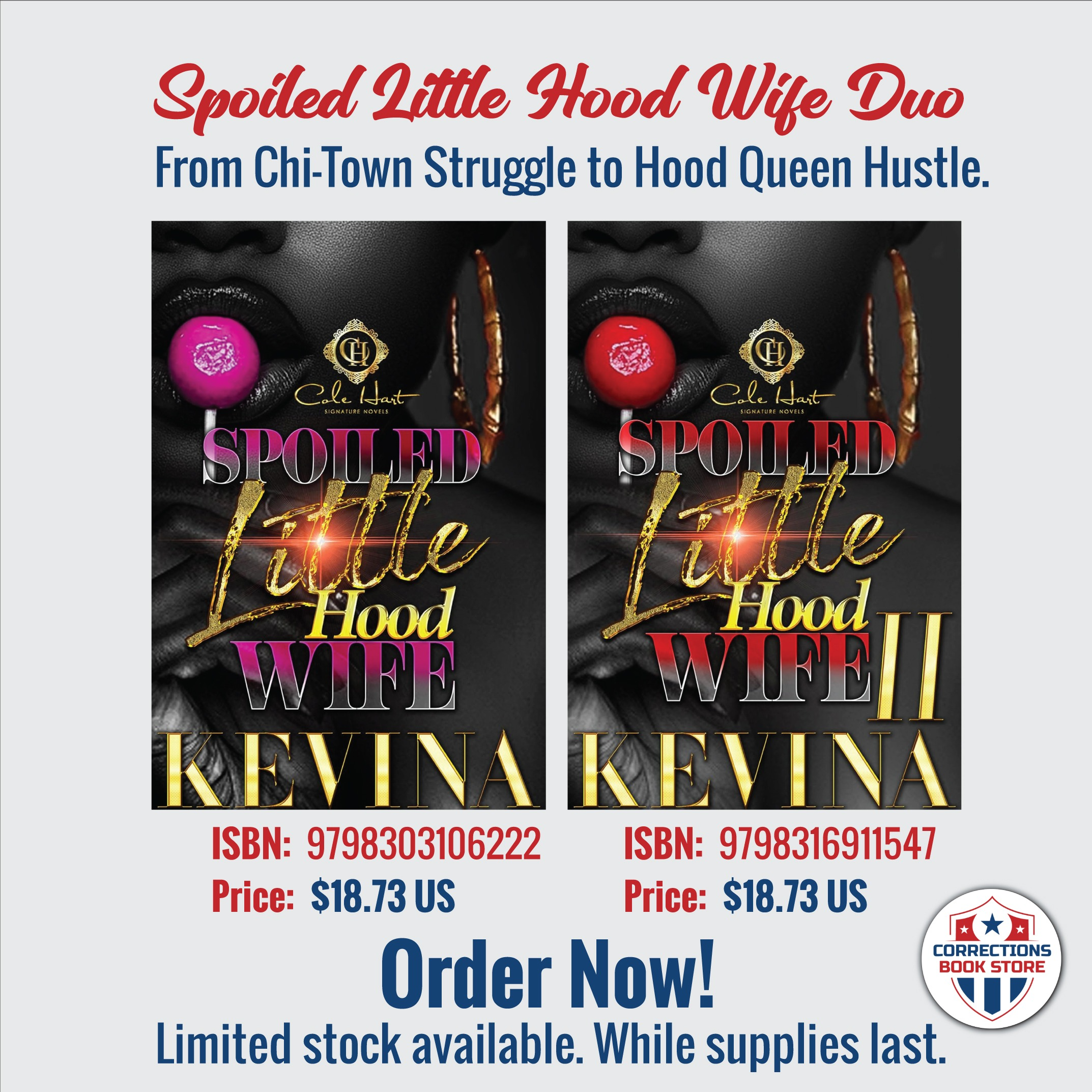 Spoiled Little Hood Wife Duo - Urban Fiction Bundle - Corrections Bookstore 