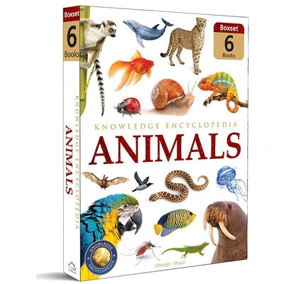 Animals - Collection of 6 Books: Knowledge Encyclopedia for Children (Box Set) by Wonder House Books