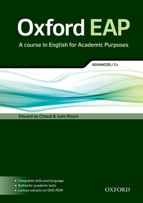 Oxford Eap Advanced Student Book & DVD ROM Pack [With DVD ROM] Paperback Oxford