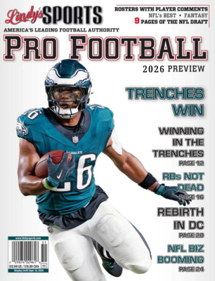 Pre Order Lindy's Sports 2026-2027 Pro Football - Covers Vary - Corrections Bookstore 